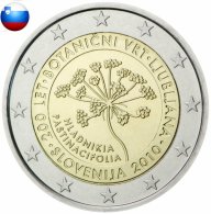 SLOVENIE 2010 / 2 EURO COMMEMORATIVE / JARDIN BOTANIQUE - Slovenië