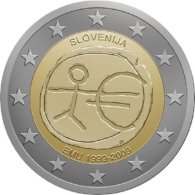 SLOVENIE 2009 / 2 EURO COMMEMORATIVE / UEM - Slowenien