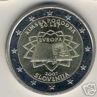 SLOVENIE 2007 / 2 EURO COMMEMORATIVE / TRAITE DE ROME - Slovenia