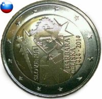 SLOVENIE 2014 / 2 EURO COMMEMORATIVE / BARBARA CELJSKA - Slowenien