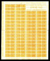 ITALIA Repubblica 1955 1984 Pacchi In Concessione Foglio Completo Lire 110  MNH ** Integro - Ganze Bögen