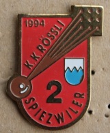 BOWLING CLUB K.K. RÖSSLI 1994 - SPIEZWILER 2 - BOULES  - SUISSE - SCHWEIZ - SWITZERLAND - SVIZZERA -     (ROUGE) - Bowling