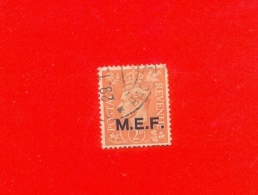 Great Britain-overprinted M.E.F.-revenue-tax-due - Fiscaux