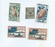 Lot De 5 Timbres  R Francaise  Nouvelle Calédonie Iles Wallis Et Futuna  Divers - Verzamelingen & Reeksen