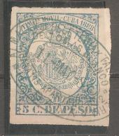 Fiscal De   Cuba 1888 - Cuba (1874-1898)