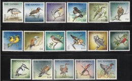 GAMBIA  1996 - 97  BIRDS  COMPLETE  SET(17V)  MNH - Unclassified