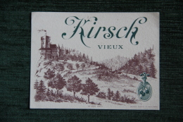 ETIQUETTE " KIRSCH VIEUX " - Other & Unclassified