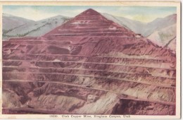 Utah Copper Mine, Bingham Canyon, Utah, Unused Postcard [17560] - Andere & Zonder Classificatie