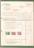 Facture - Compagnie Des Riz Et Fourrages Denrées Coloniales - Anvers -1949 - - Lebensmittel