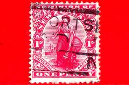 NUOVA ZELANDA - Usato - 1902-1907 - Ordinario - Universal Penny Postage - 1 - Gebraucht
