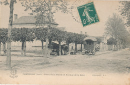 89 // CHAMPIGNY   Place De La Mairie Et Avenue De La Gare   Coll P.R.S.  ** - Champigny