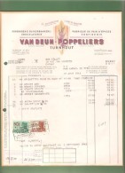 Facture - Fabrique De Pains D'épices Confiserie VAN DEUN-POPPELIERS - Turnhout - 1951 - Levensmiddelen