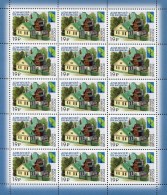 Russia 2015 One Full Sheet Viktor Vasnetsov Memorial House Museums Art Architecture Monuments Historical PCC Stamps MNH - Collezioni