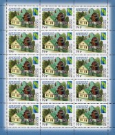 Russia 2015 One Full Sheet Viktor Vasnetsov Memorial House Museums Art Architecture Monuments Historical PCC Stamps MNH - Hojas Completas