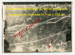 MESSINES-Mesen-S/O-Fl. A 204-Positions-Trous D´Obus-Grosse PHOTO Aerienne Allemande-Guerre 14-18-1 WK-BELGIEN-Flandern- - Mesen