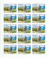 Russia 2015 One Full Sheet Society Protection Monuments History Culture Architecture Historical Heritage Stamps MNH - Collections