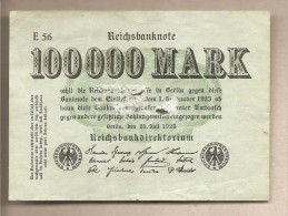 Germania - Banconota Circolata Da 100.000 Marchi - 1923 - 100000 Mark