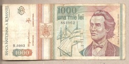 Romania - Banconota Circolata Da 1000 Lei - 1993 - Roumanie