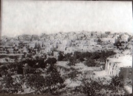 VERY RARE ! JUDAICA - PALESTINE " BETLEHEM " - HOLY LAND - GLASS NEGATIVE - BONFILS AROUND 1880 - Alte (vor 1900)