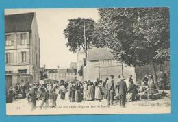 CPA 191 - Métier Marchands Ambulants Rue Victor Hugo Jour De Marché PONTOISE 95 - Pontoise