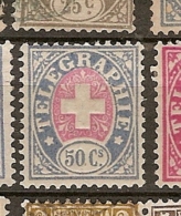 Switzerland * & Telegrafo 1881 (16) - Telegraafzegels