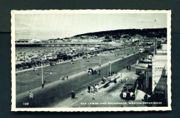 ENGLAND  -  Weston Super Mare  Sea Lawns And Promenade  Unused Vintage Postcard - Weston-Super-Mare