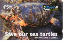 Tortue Tortoise Turtle Télécarte FIDJI Phonecard  Telefonkarten R697 - Fidji