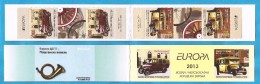 2013  592-93A EUROPA POSTFAHRZEUGE  BOSNIA HERZEGOWINA  REPUBLIKA SRPSKA POSTBUSSE  AUTO BOOKLET MNH - 2013