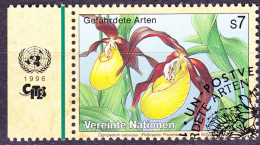 UNO Wien Vienna Vienne - Europäischer Frauenschuh (Cypripedium Calceolus) (Mi.Nr.205) 1996 - Gest. Used Obl. - Gebraucht