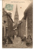 PLUVIGNER - Vieille Rue - Carte Animée KARTEN BOST 1905 - Vente Directe - Pluvigner