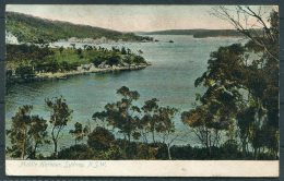 1906 NSW Australia Sydney Middle Harbour Postcard Newtown - Maidstone, England - Cartas & Documentos