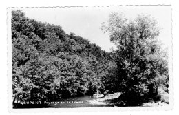 Grupont Paysage Sur La Lomme Pécheurs Carte Mosa - Saint-Hubert