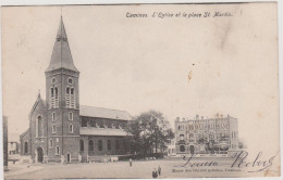 (4242D) Tamines L'Eglise Et La Place St Martin 1904 - Sambreville