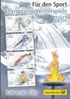 Germany Berlin 2002 / First Day Sheet / For Sport / OG Salt Lake City / Speed Skating, Ski Jumping, Luge, Biathlon - Inverno2002: Salt Lake City