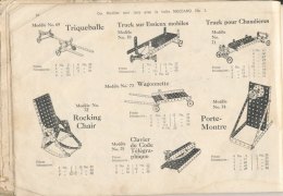 Notice De Montage Des Boîtes N°1, N°2, N°3, N°4, N°5, N°6 Des Années 1920 - Meccano