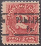 !a! USA Sc# J62 Precancelled SINGLE (a02) - Postage Due Stamp - Préoblitérés