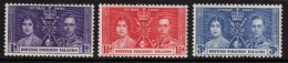 BRITISH SOLOMON ISLANDS 1937 Coronation Omnibus Set - Mint Hinged - MH * - 5B789 - Iles Salomon (...-1978)