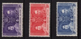 BRITISH SOLOMON ISLANDS 1937 Coronation Omnibus Set - Mint Hinged - MH * - 5B790 - Isole Salomone (...-1978)