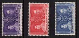 BRITISH SOLOMON ISLANDS 1937 Coronation Omnibus Set - Mint Hinged - MH * - 5B790 - Iles Salomon (...-1978)