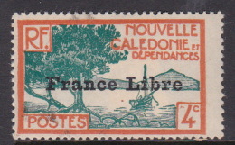 New Caledonia SG 235 1941 France Libre 4c Blue And Orange MNH - Ongebruikt
