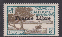 New Caledonia SG 236 1941 France Libre 5c Brown And Blue MNH - Neufs