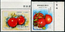 MC0058 Taiwan 1978 Tropical Tomato 2v MNH - Nuevos
