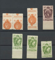 LIECHTENSTEIN,  GROUP VARIETIES 1920 7 VARIETIES NG/NH - Collections