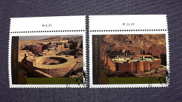 UNO-Wien 443/4 Oo/ESST, UNESCO-Welterbe: Ägypten: Frühchristliche Ruinen Von Abu Mena, Katharinenkloster - Used Stamps