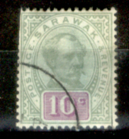 Sarawak-0008 - 1889-97 - Y&T N. 16 (o), Difettoso, Privo Di Difetti Occulti.- - Sarawak (...-1963)