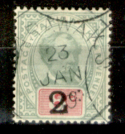 Sarawak-0009 - 1889-92 - Y&T N. 24 (o), Privo Di Difetti Occulti.- - Sarawak (...-1963)