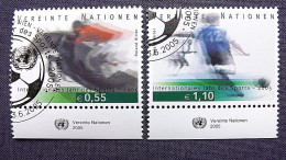 UNO-Wien 441/2 Oo/ESST, Internationales Jahr Des Sports Und Der Sporterziehung - Used Stamps