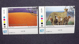 UNO-Wien 439/40 Oo/ESST, Weisheit Der Natur: Wüstenlandschaft, China, Gepard (Acinonyx Jubatus) - Used Stamps