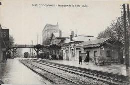 CPA Colombes Hauts De Seine Non Circulé Gare Train Chemin De Fer - Colombes