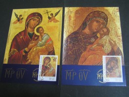 GREECE 2005 The Holy Mother Of God SET Maxima..; - Maximum Cards & Covers